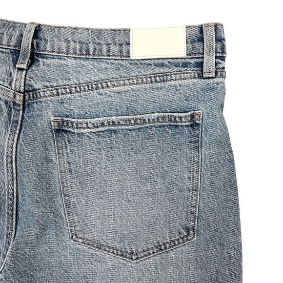 Pistola Lana High-Rise Ultra Wide Leg Jean Plus Sz 33" Petite Break Light Wash - Picture 14 of 14